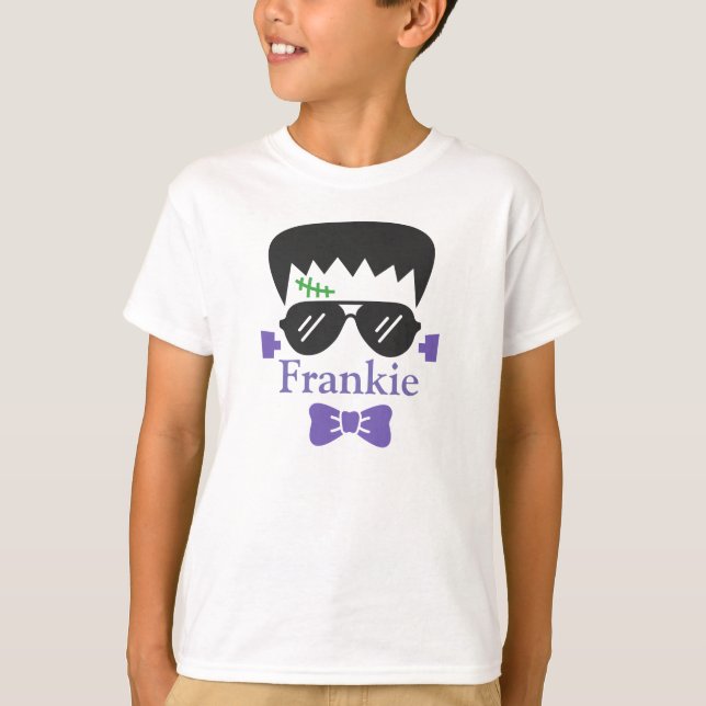 Personalised Frankenstein Halloween T-Shirt  (Front)