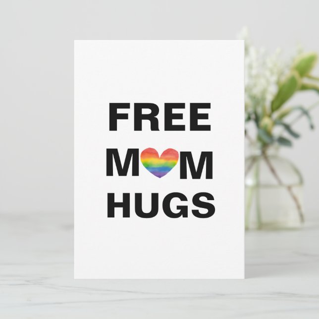 Personalised Free Mum Hugs  Template (Standing Front)