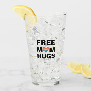 Personalised Free Mum Hugs Template Glass