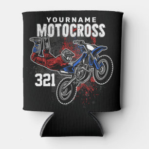 Personalised Freestyle Motocross Racing FMX Tricks Can Cooler