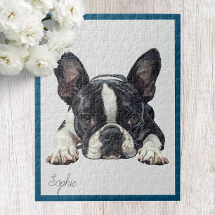 Personalised French Bulldog Jigsaw Puzzle