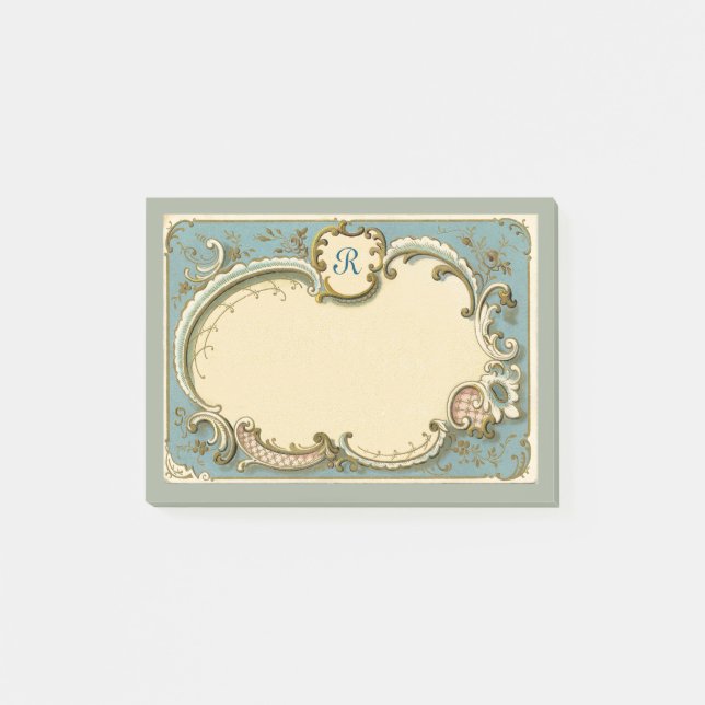 Personalised French Framed Post-it Notes (Front)