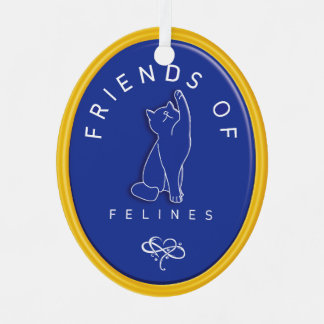 Personalised Friends of Felines Ornament