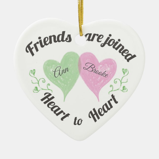 Personalised Friends Ornament (Front)