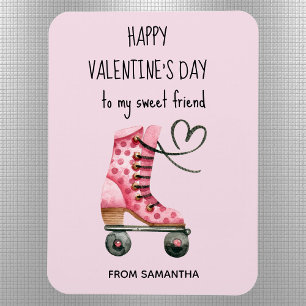 Personalised Friend's Valentine's Day Flexible Magnet