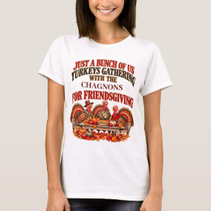 Personalised Friendsgiving Women’s T-Shirt with Vi