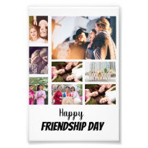 Personalised Friendship Day 8 Photo Collage  
