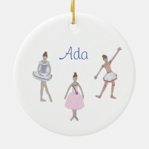 Personalised Fritz/Solider/Flower Nutcracker Ceram Ceramic Tree Decoration