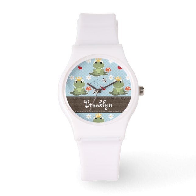 Personalised Frog Prince Watch (Front)