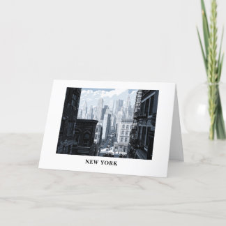 Personalised From New York Greeting card