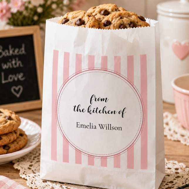 Personalised "From the Kitchen Of" Bakery Favour Bags (Creator Uploaded)