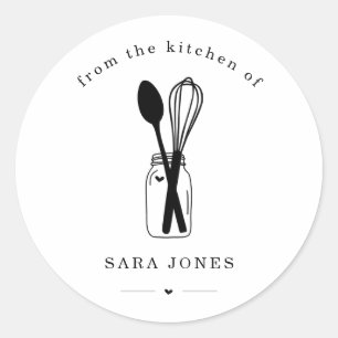 Personalised From the Kitchen of Sticker