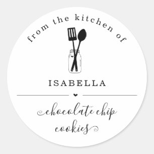 Personalised From the Kitchen of Sticker