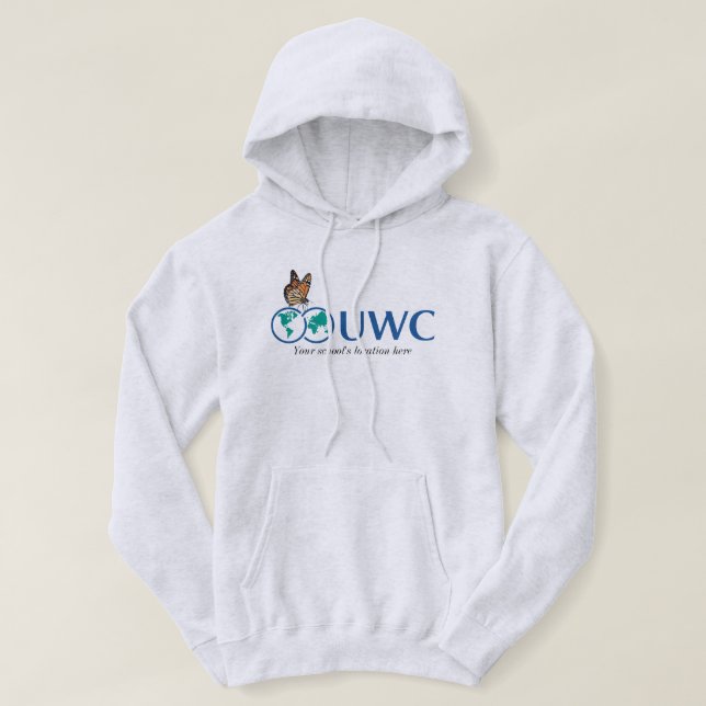 Personalised Front & Back UWC Butterfly Hoodie (Design Front)