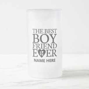 Personalised Frosted Mug For Boyfriend
