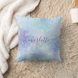 Personalised Frozen Icicles Cushion