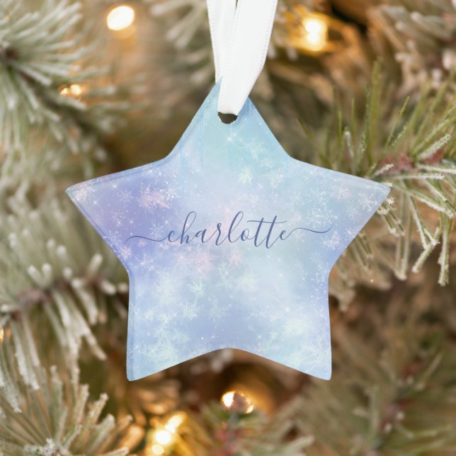 Personalised Frozen Icicles Ornament (Tree)