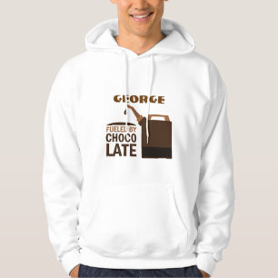 Personalised Fuelled By Chocolate Job Quote Hoodie
