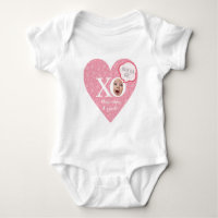 Personalised fun baby keepsakes pink heart