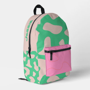 Personalised Fun Colours Print Cut Sew Bag