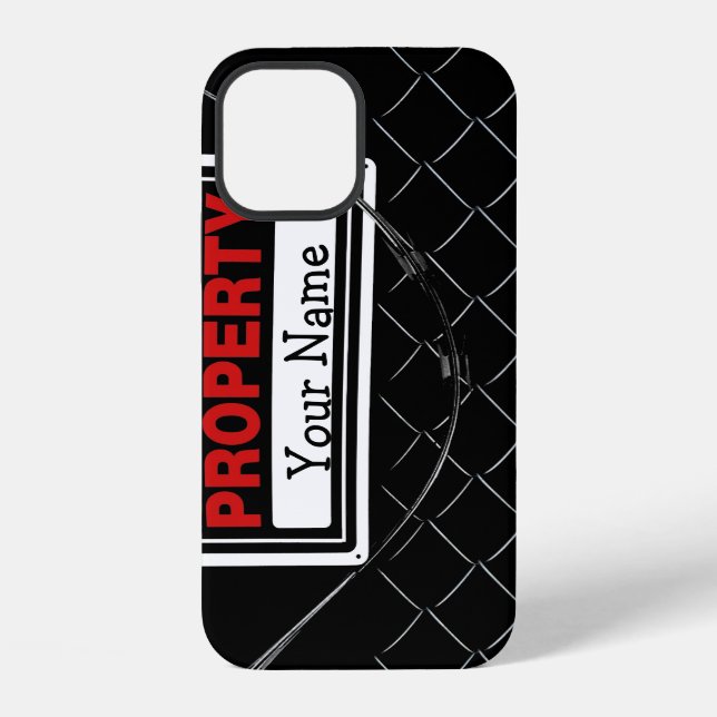 Personalised Fun Cool Unique Monogram Perfect Gift iPhone Case (Back)