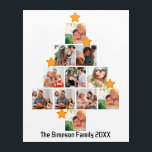 Personalised Fun Family Christmas 11 Photo Collage Acrylic Print<br><div class="desc">Personalised Fun Family Christmas 11 Photo Collage. Personalise this unique Christmas design template with 11 photos and family name. Perfect gift idea for the holiday season like Christmas in July and Christmas holiday in general.</div>