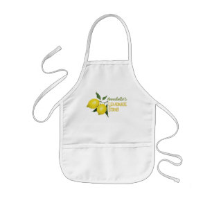 Personalised Fun Kids Lemonade Stand Apron