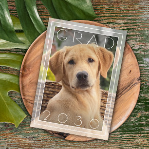 Personalised Fun Puppy School Graduation Announcement