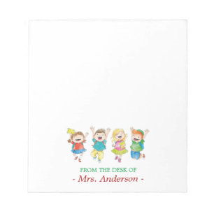 Personalised Fun Students Teacher Notepad