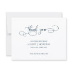 Personalised Funeral Bereavement Thank You Card