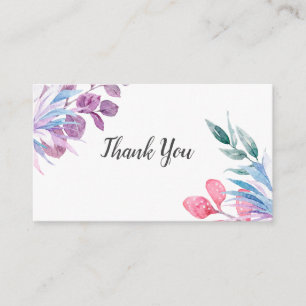 Personalised Funeral Thank You Note Enclosure Card