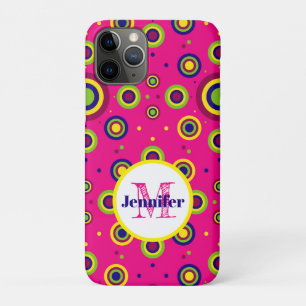 Personalised Funky Circles Pattern Case-Mate iPhone Case
