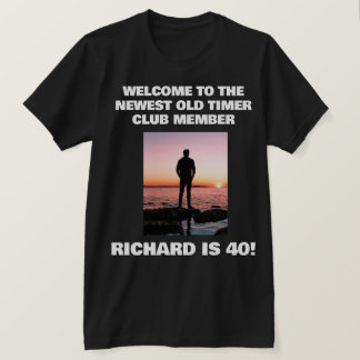 Personalised Funny 40th Milestone Birthday T-Shirt