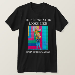 Personalised Funny 40th Milestone Birthday T-Shirt