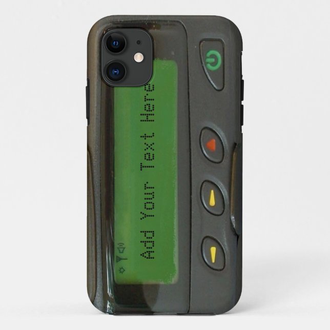Personalised Funny 90s Old School Pager Case-Mate iPhone Case (Back)