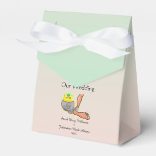 Personalised Funny Ball and Chain Wedding Favour Box