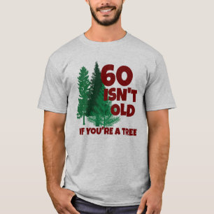 Personalised Funny Birthday Old Age Tree T-Shirt