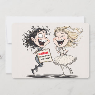 Personalised Funny Bridesmaid Proposal Card