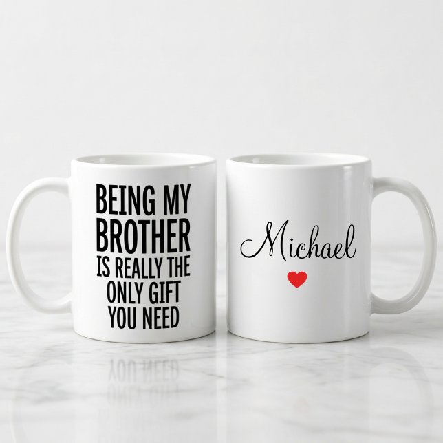 Personalised Funny Brother Gift Mug (Creator Uploaded)
