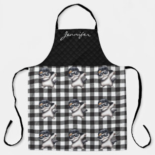 Personalised Funny Cat All-Over Print Apron