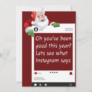 personalised funny Christmas card