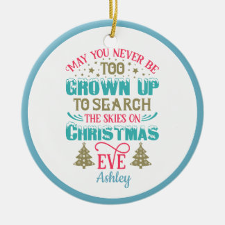 Personalised Funny Christmas Ceramic Tree Decoration