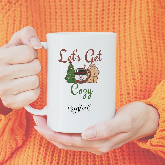 personalised funny Christmas coffee saying Mug (Creator Uploaded)