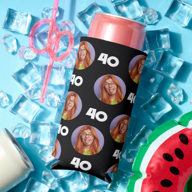 Personalised Funny Custom Birthday Party Favours Seltzer Can Cooler (In Situ Summer)