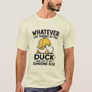 Personalised Funny Duck Mens T-Shirt
