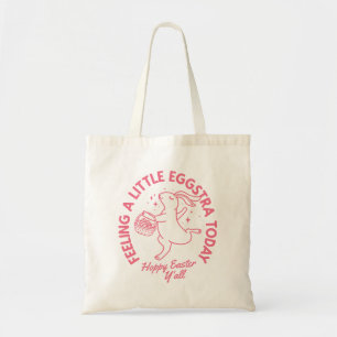 Personalised Funny Easter Bunny Shirt with Name Tote Bag