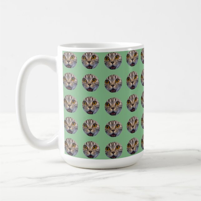 Personalised Funny Face Photo Coffee Mug (Left)