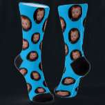 Personalised Funny Face Photo  Socks<br><div class="desc">Our personalised black funny socks. These personalised socks allow you to put your face or a loved one's face on the socks for a truly unique and personal gift. The unisex design makes it perfect for anyone. Whether for yourself or as a gift, these photo socks are sure to put...</div>