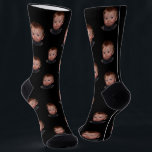 Personalised Funny Face Photo  Socks<br><div class="desc">Our personalised black funny socks. These personalised socks allow you to put your face or a loved one's face on the socks for a truly unique and personal gift. The unisex design makes it perfect for anyone. Whether for yourself or as a gift, these photo socks are sure to put...</div>