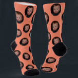 Personalised Funny Face Photo  Socks<br><div class="desc">Our personalised orange funny socks. These personalised socks allow you to put your face or a loved one's face on the socks for a truly unique and personal gift. The unisex design makes it perfect for anyone. Whether for yourself or as a gift, these photo socks are sure to put...</div>